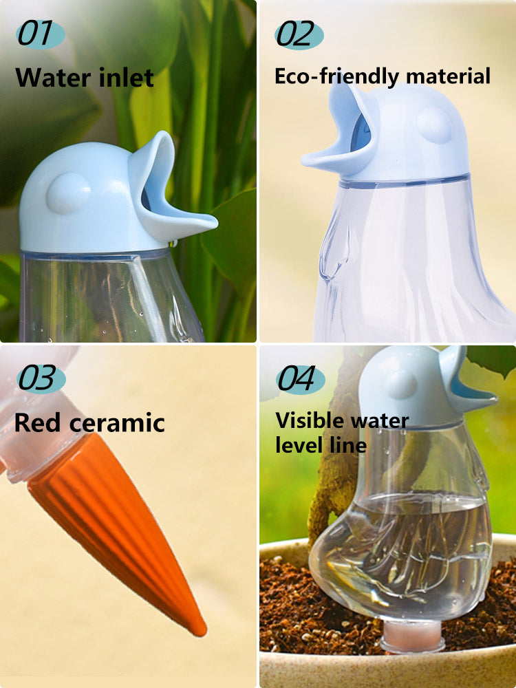 Riego Automático para Plantas en Forma de Pájaro - Riego de 7 Días
