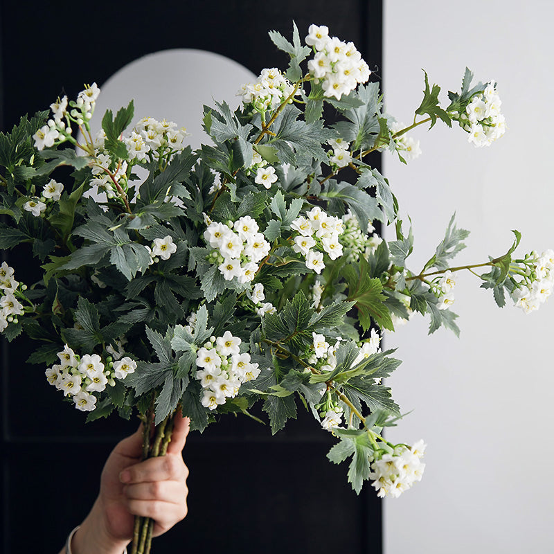 Tallo Artificial de Aliento de Bebé - Flor de Relleno de Gipsófila de Seda - 30"