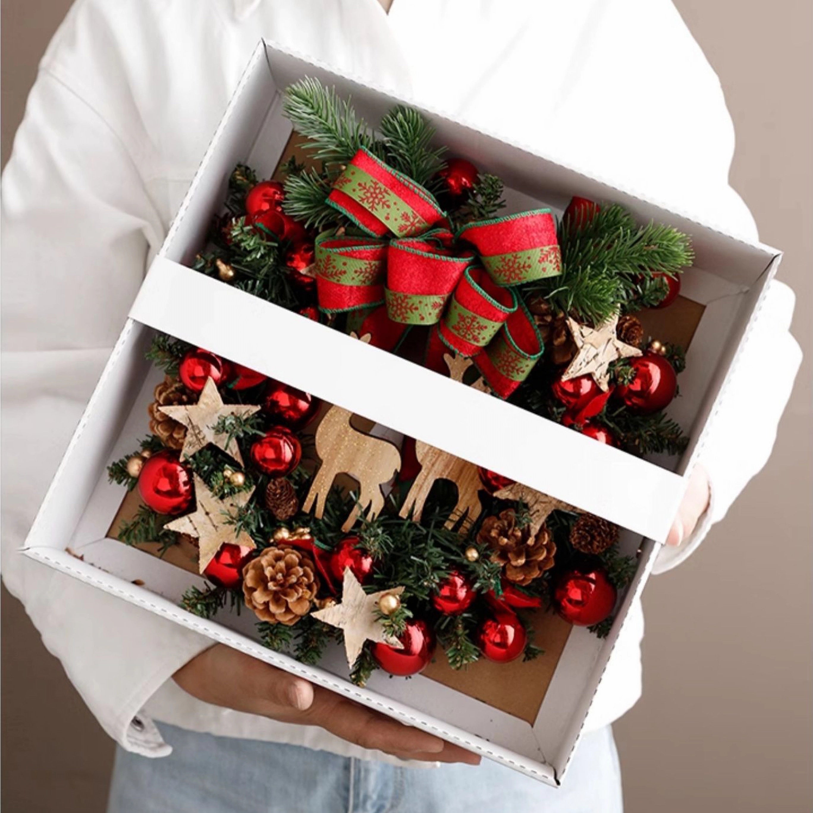 Origineel Ontwerp Luxe Kunstmatige Kerstkrans - 13&