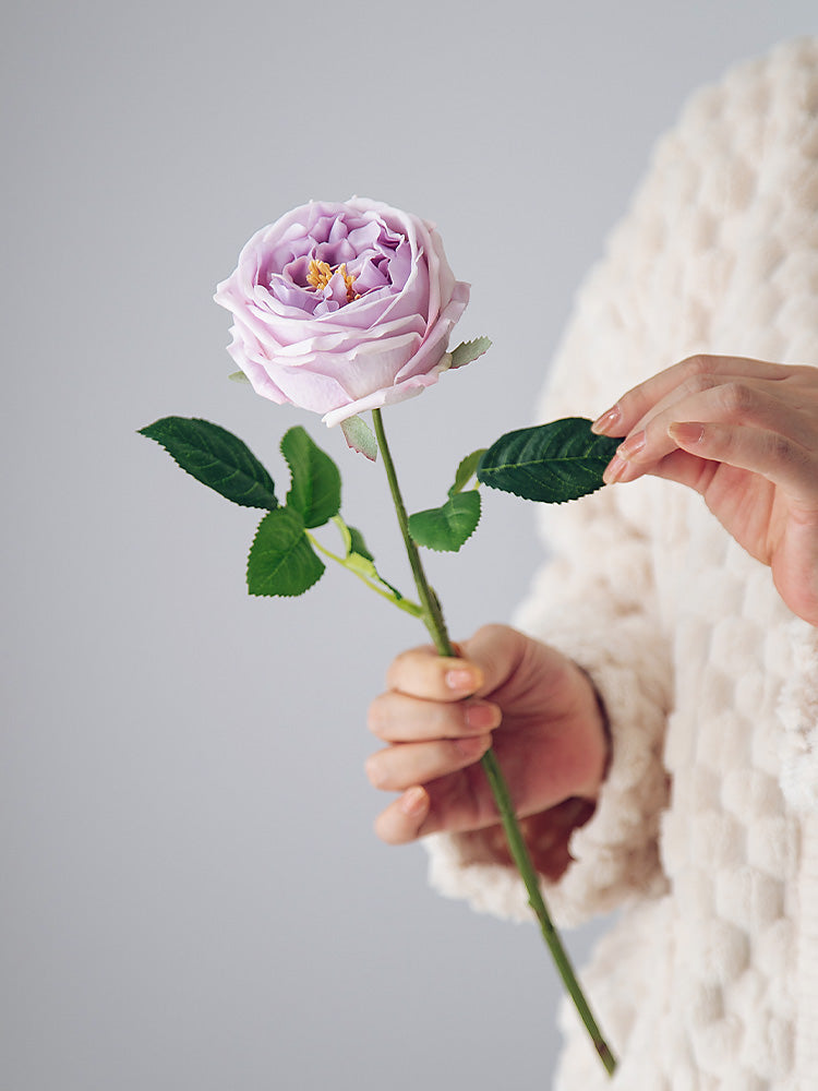 Gartenrose Real Touch Seidenblume - 17,5"