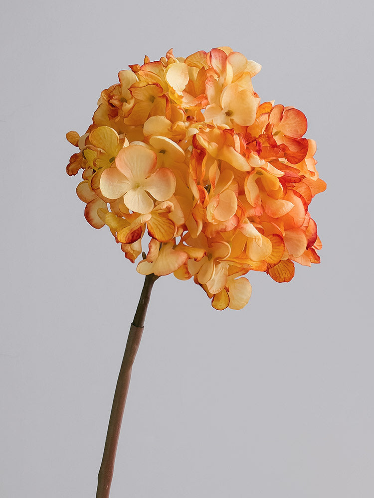 Real Touch Faux Hydrangea Stem – Full Bloom Floral Branch – 26"