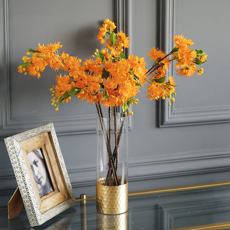 Flor Artificial de Flor de Pera - 24.5"