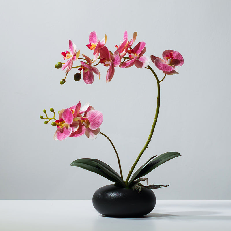 Künstliche Phalaenopsis-Orchideen-Blumenarrangement - 15.7"