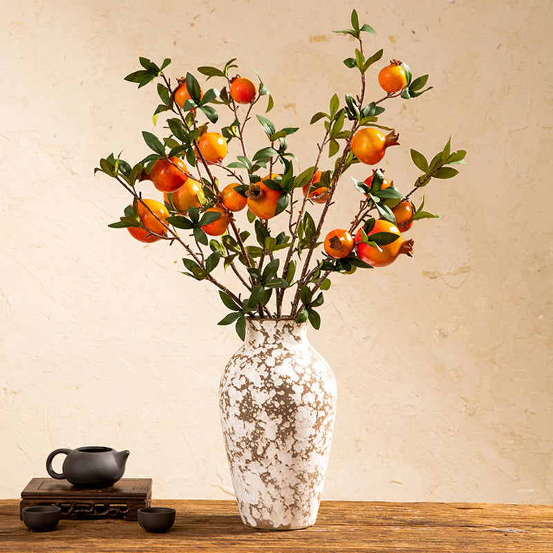 Neoclassical glazed pottery pot - 11"