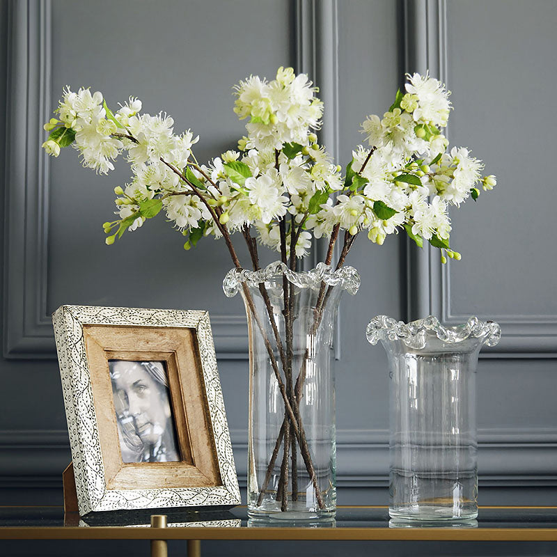 Flor Artificial de Flor de Pera - 24.5"