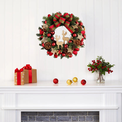 Original Design Luxury Artificial Christmas Wreath - 13.8&