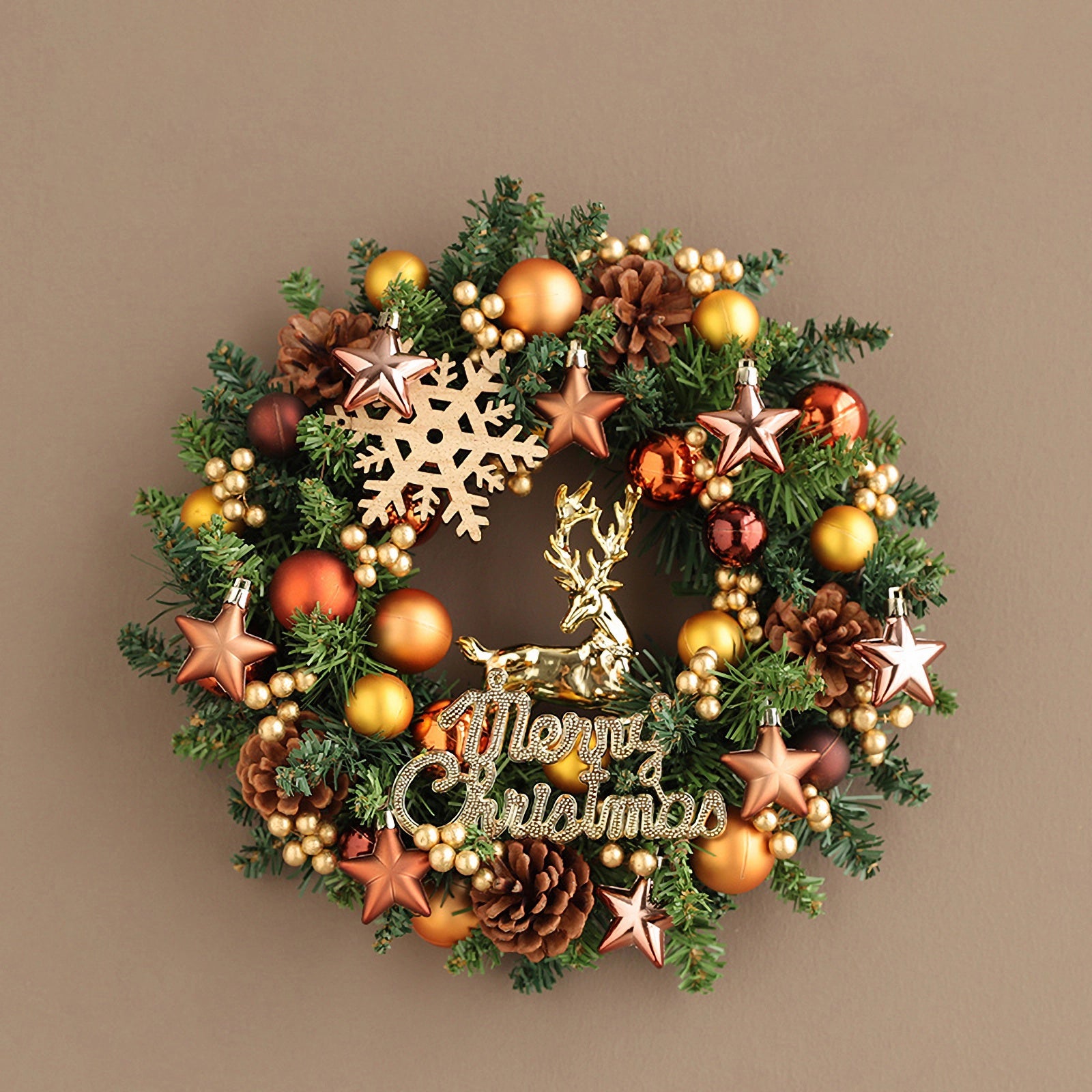 Original Design Luxury Artificial Christmas Wreath - 12.6&