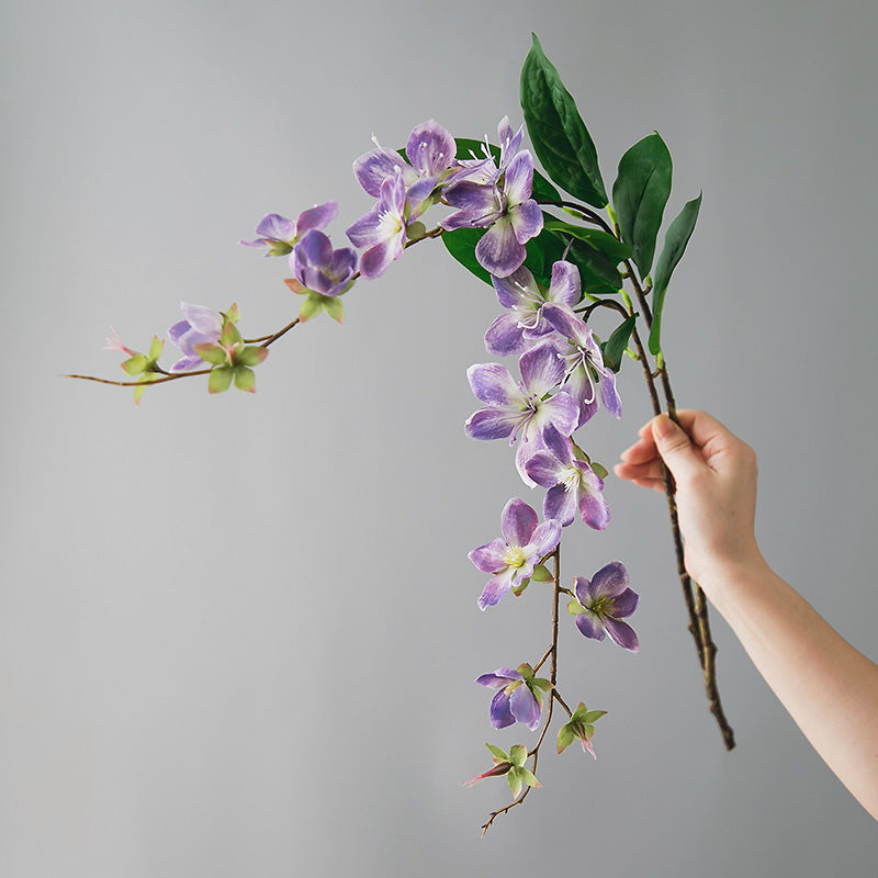 Real Touch Artificial Weeping Jasmine Stem - Tall Floral Branch for Vase Decor - 31.5"