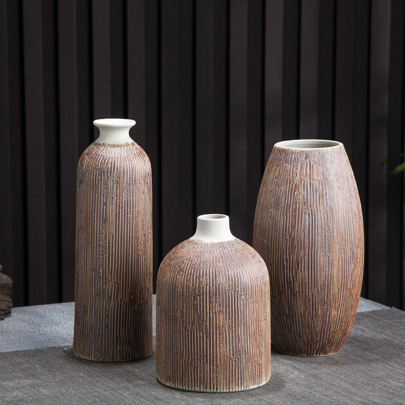 Vase en céramique zen - 11"